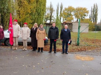 Открытие памятника участникам Великой Отечественной войны.