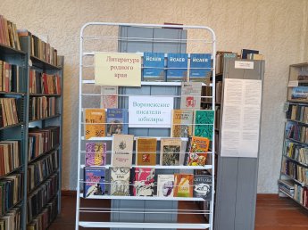 В Петинской сельской библиотеке прошел открытый  просмотр «Воронежские писатели-юбиляры».
