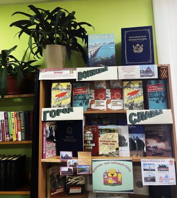 Книжная выставка «Город воинской славы».